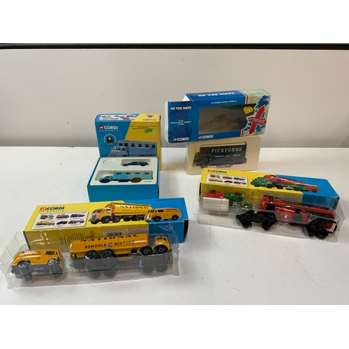 180 - 4x Boxed Corgi Model Vehicles