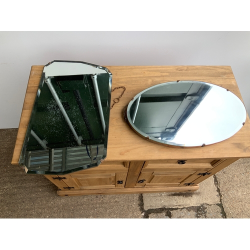 182 - 2x Bevel Edge Mirrors