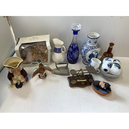189 - Toby Jug, China and Postal Scales etc