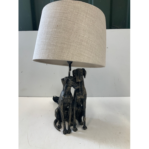 167 - Table Lamp - Dogs
