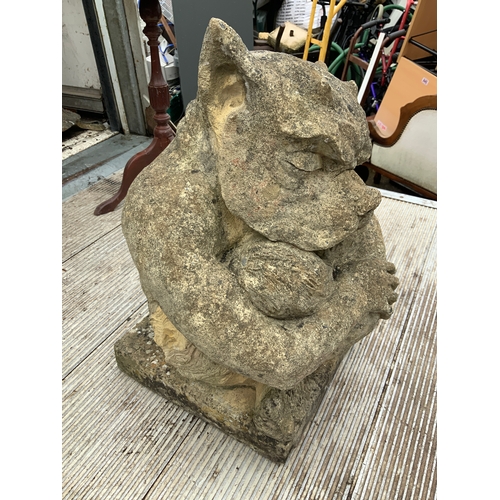 65 - Concrete Garden Gargoyle - 53cm High