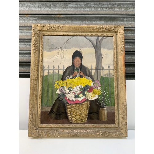 557 - Framed Muriel Jackson Painting