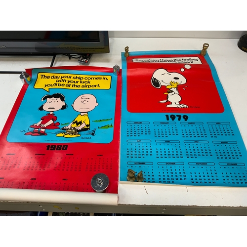 456 - 4x Snoopy Posters