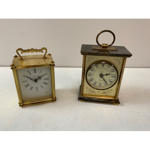 183 - 2x Carriage Clocks