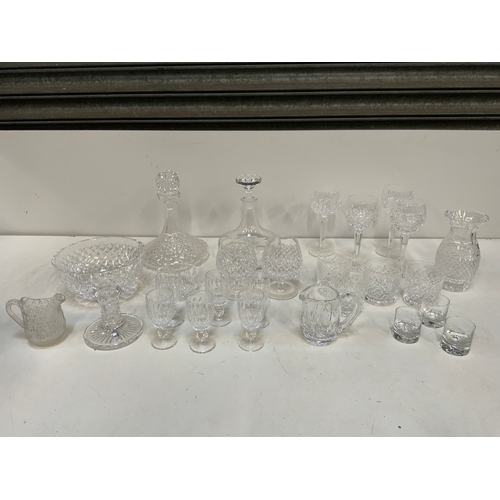222 - Crystal Glasses and Decanters etc - Waterford