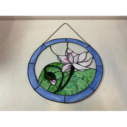 477 - Stained Glass Wall Hanging