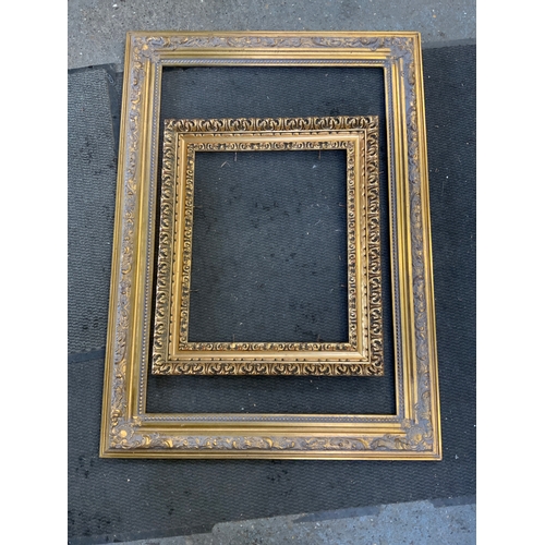 136 - 2x Gilt Picture Frames