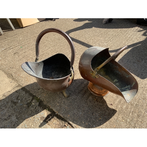 61B - 2x Copper Coal Buckets