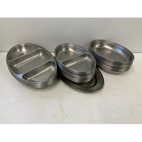 19 - Stainless Steel Dishes