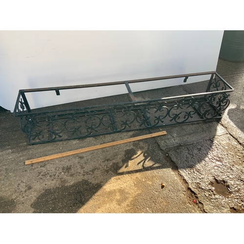 90 - Wall Mounted Wrought Iron Planter