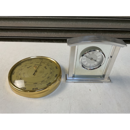 Clock and Barometer