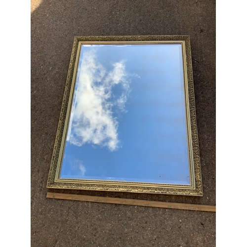 889 - Gilt Framed Bevel Edge Mirror