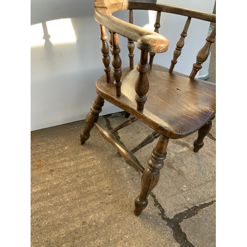 338A - Elm Smokers Bow Chair