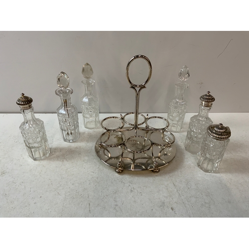 499 - Silver Plated Cruet Set