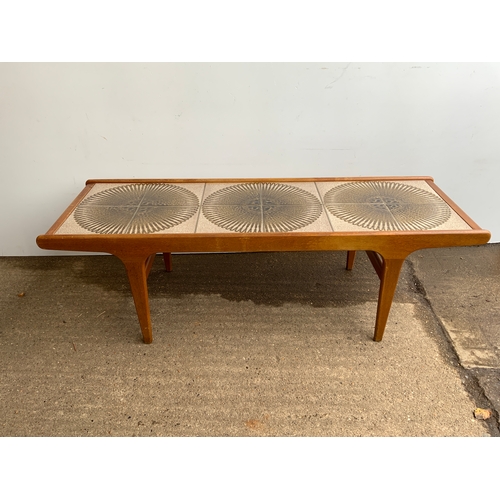 993 - Mid Century G Plan Coffee Table with Ceramic Tiled Top