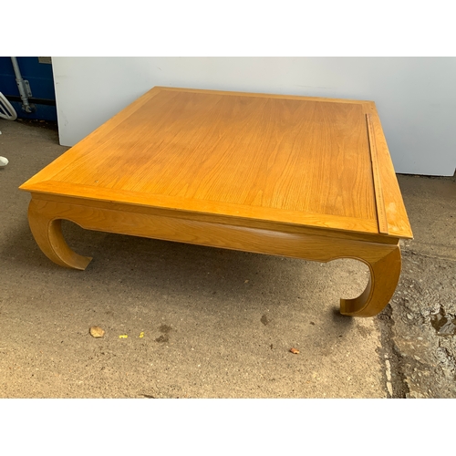 1015 - Large Oak Opium Coffee Table