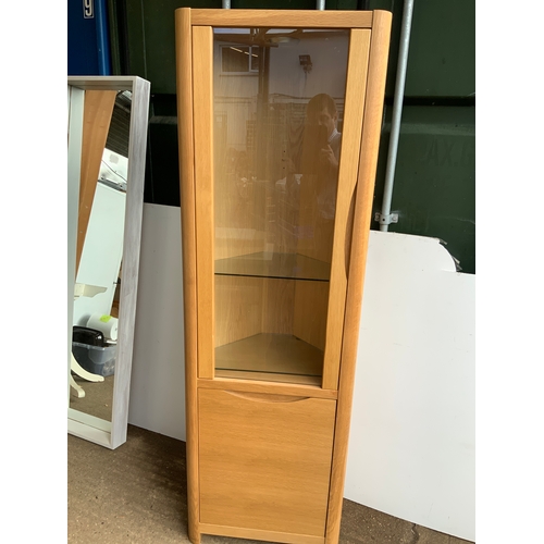 805 - Oak Corner Cupboard