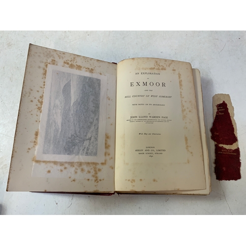 518 - Old Book - An Exploration of Exmoor by John Page