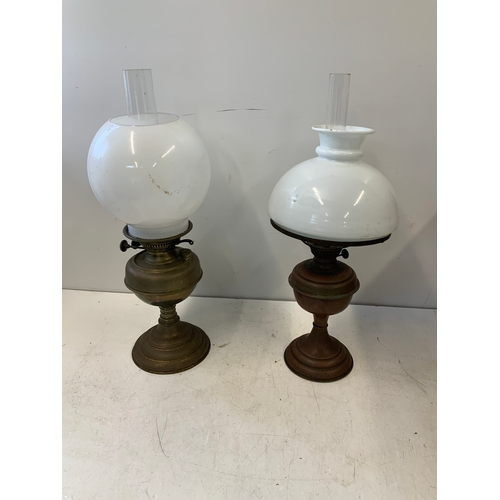 953 - 2x Oil Lamps