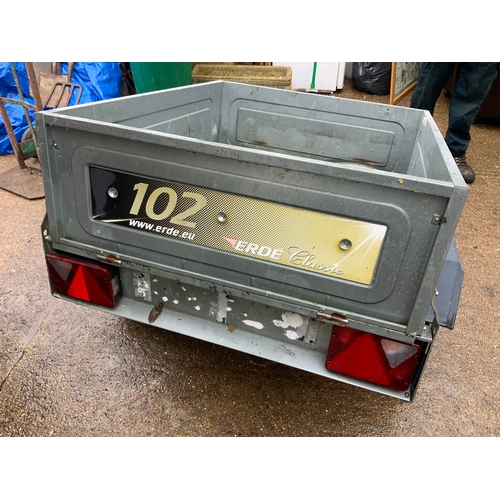 9 - Galvanised Trailer