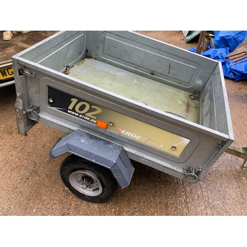 9 - Galvanised Trailer