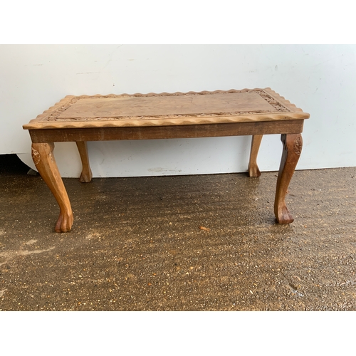 997 - Carved Coffee Table