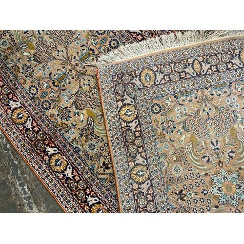 130 - Indian Silk Hall Runner - 330cm x 80cm