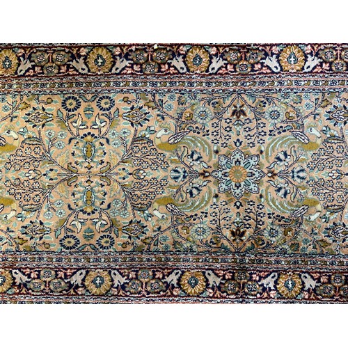 130 - Indian Silk Hall Runner - 330cm x 80cm