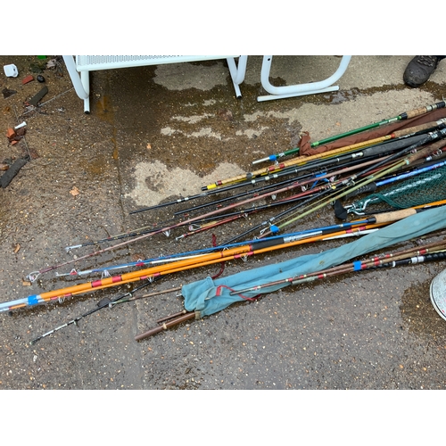 20 - Fishing Rods and Reels etc