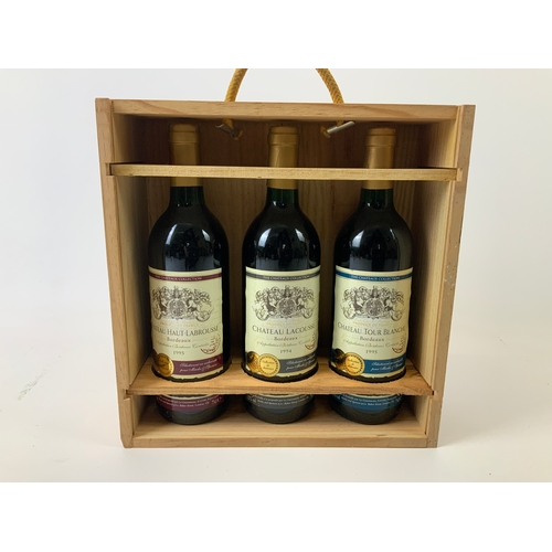 6 - 3x Bottles of Red Wine - The Chateaux Collection