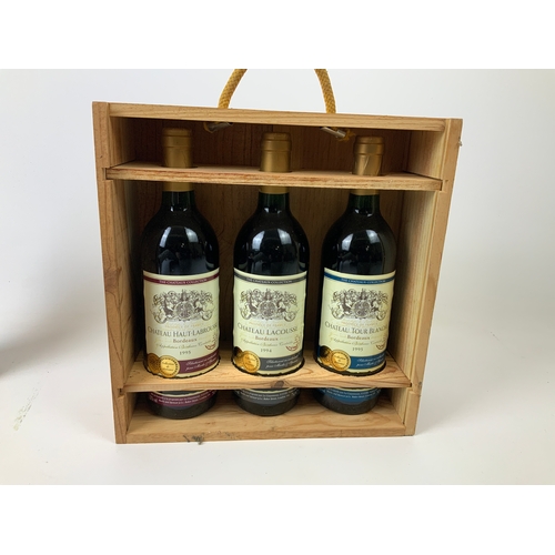 9 - 3x Bottles of Red Wine - The Chateaux Collection