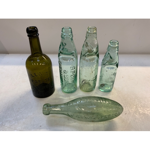 369 - Glass Bottles to Include Dornats