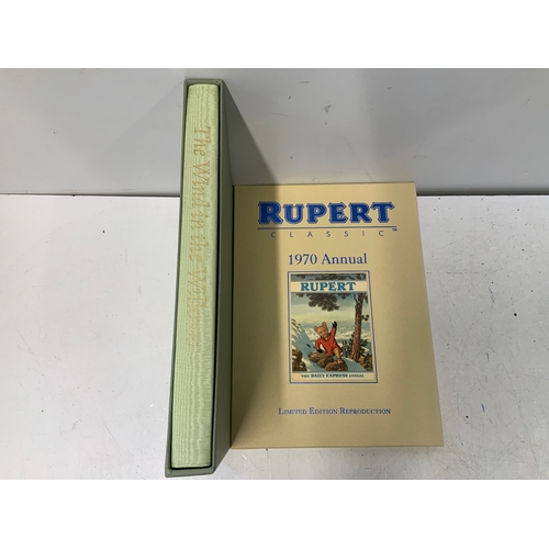 385 - 2x Books - Rupert and The Wind in the Willows