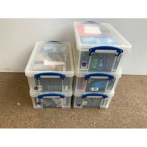 937 - Plastic Storage Boxes and Contents