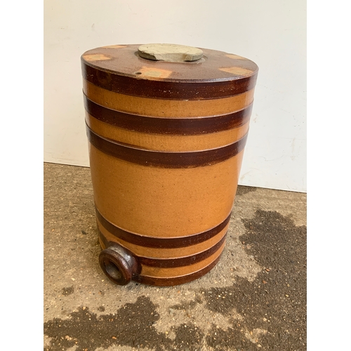 374 - Stoneware Barrel