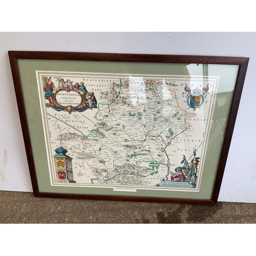 499 - Framed Map