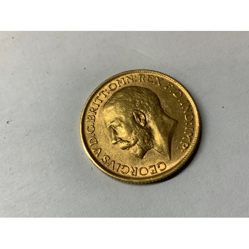 100 - Gold Sovereign - 1911