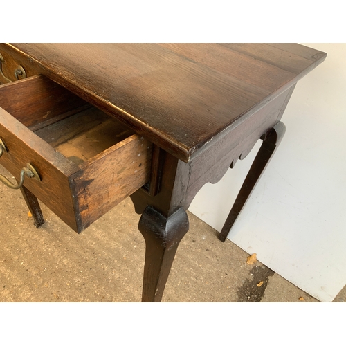 702 - Oak Lowboy Table