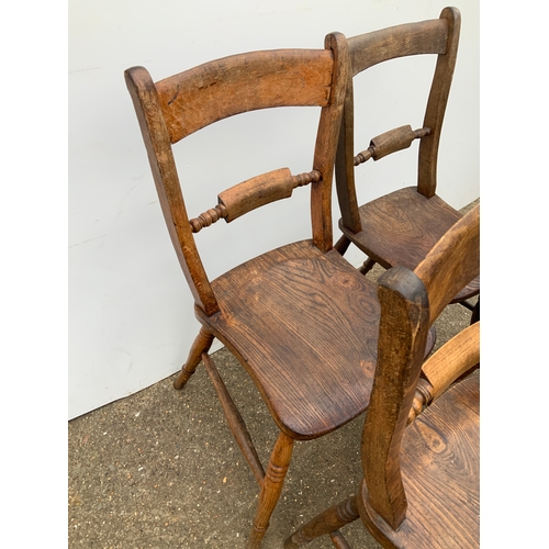 172 - Elm Bar Back Chairs