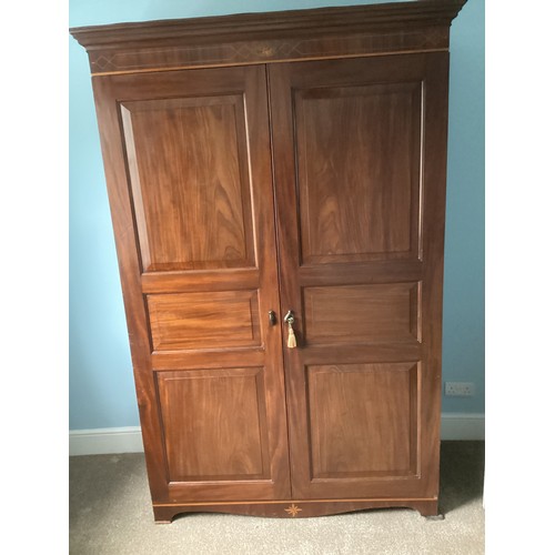 974 - Victorian Mahogany Linen Press - Please Note this Lot has been Dismantled for Transport and will Req... 