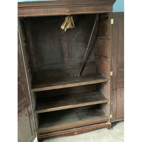 974 - Victorian Mahogany Linen Press - Please Note this Lot has been Dismantled for Transport and will Req... 