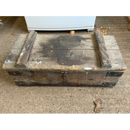 344 - Wooden Toolbox and Contents