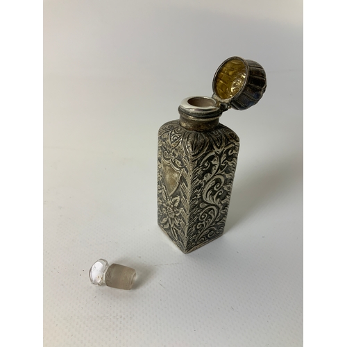 29 - Silver Scent Bottle - 7.5cm