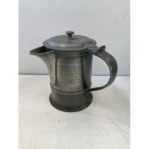 198 - Pewter Flagon