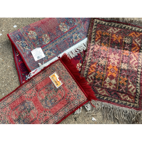 165 - 3x Small Rugs