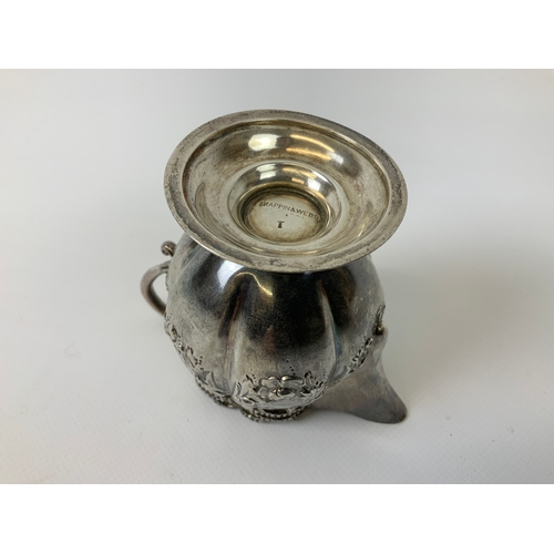 30 - Late Victorian Sterling Silver Mappin & Webb Cream Jug - Hallmarked London 1900 - 8cm High