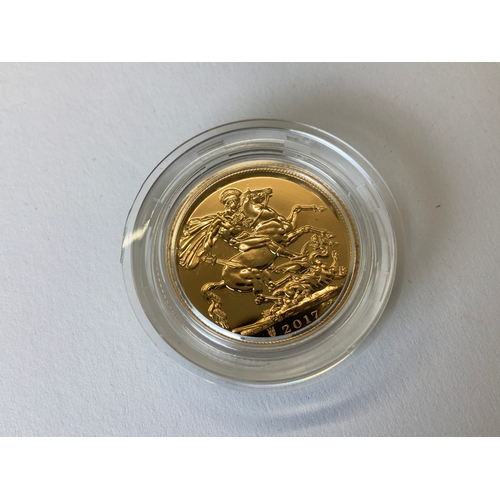 120 - Gold Sovereign - 2017