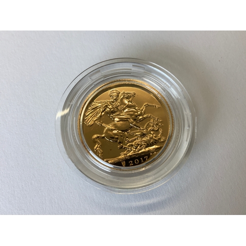 124 - Gold Sovereign - 2017