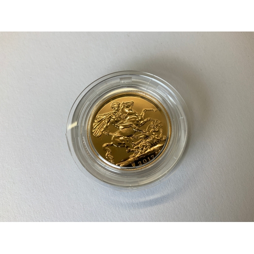 121 - Gold Sovereign - 2017