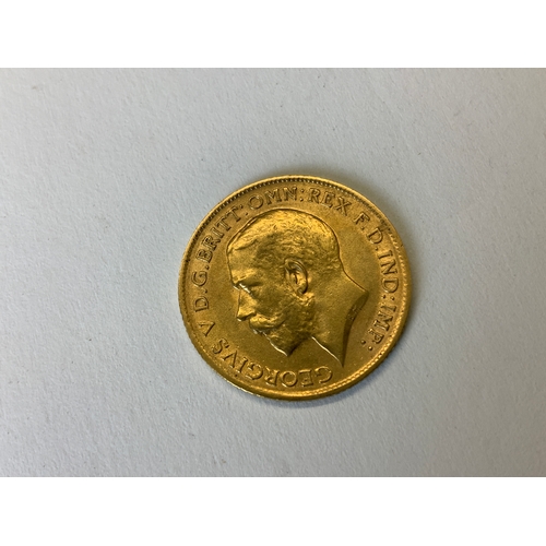 126 - Gold Half Sovereign - 1911